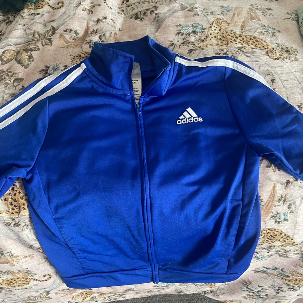 Adidas Blue Track Jacket size small/8